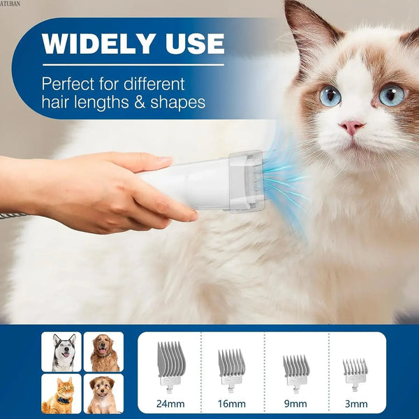 5-in-1 Home Pet Grooming Vacuum kit