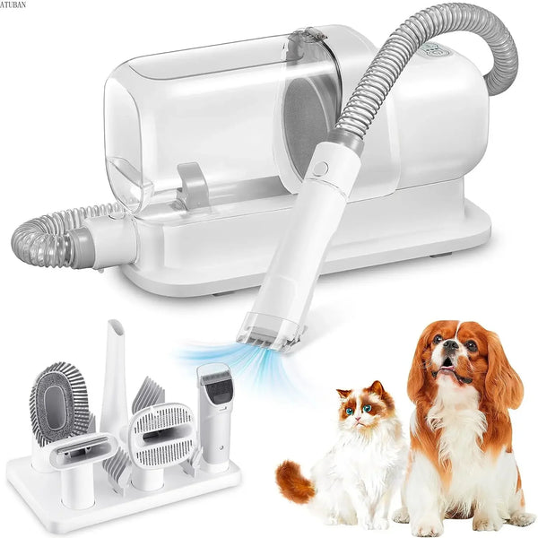 5-in-1 Home Pet Grooming Vacuum kit